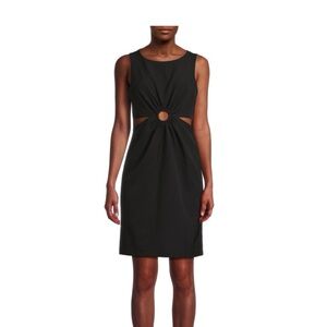 Julia Jordan Black cutout shift mini dress